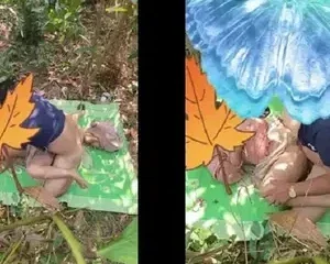 Cô giáo nghỉ hè rủ chồng ra rẫy cà phê chơi public | VIET69