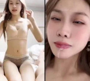 Địt em teen lồn non xinh tươi rồi bắn vào miệng em