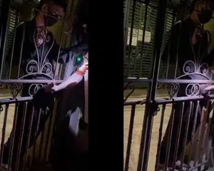 Độc lạ thanh niên bạo nhất năm đứng cổng nhà người yêu chờ em ra quay tay | VIET69