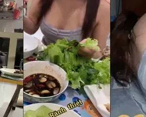 Em sinh viên mời về phòng ăn cơm rồi ăn em luôn – Checker Pita | VIET69