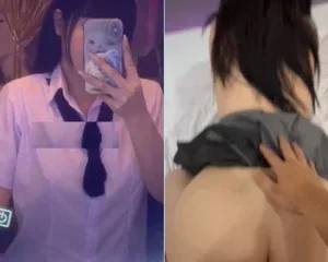 Khả Hân Q10 em bé cấp 3 trong bộ đồ học sinh ngoan ngoãn dễ thương | VIET69