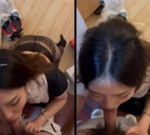 Móc cu ra tập cho em bú