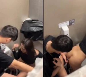 Quay lén cặp đôi phang nhau trong nhà vệ sinh