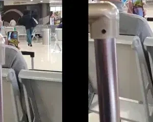 Trong lúc chờ máy bay bác trai video call về xem bác gái show bưởi | VIET69