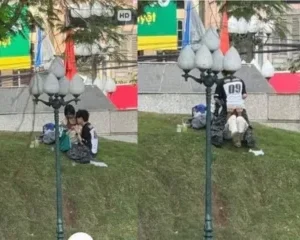 Quay lén cặp đôi học sinh Bắc Ninh public nhau ở Công Viên | VIET69