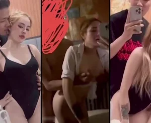 Tố Trân Hot girl tóc vàng lộ clip địt nhau trước gương với bạn trai